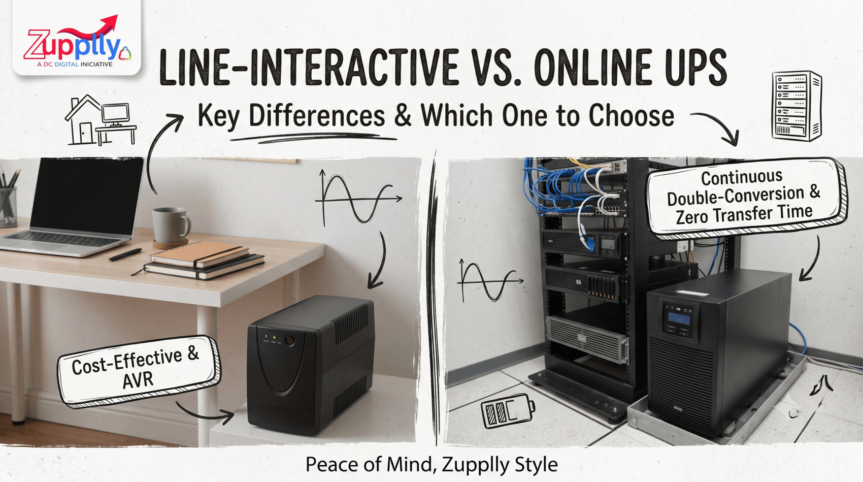 Line-Interactive UPS vs Online UPS: Key Differences and Which One to Choose